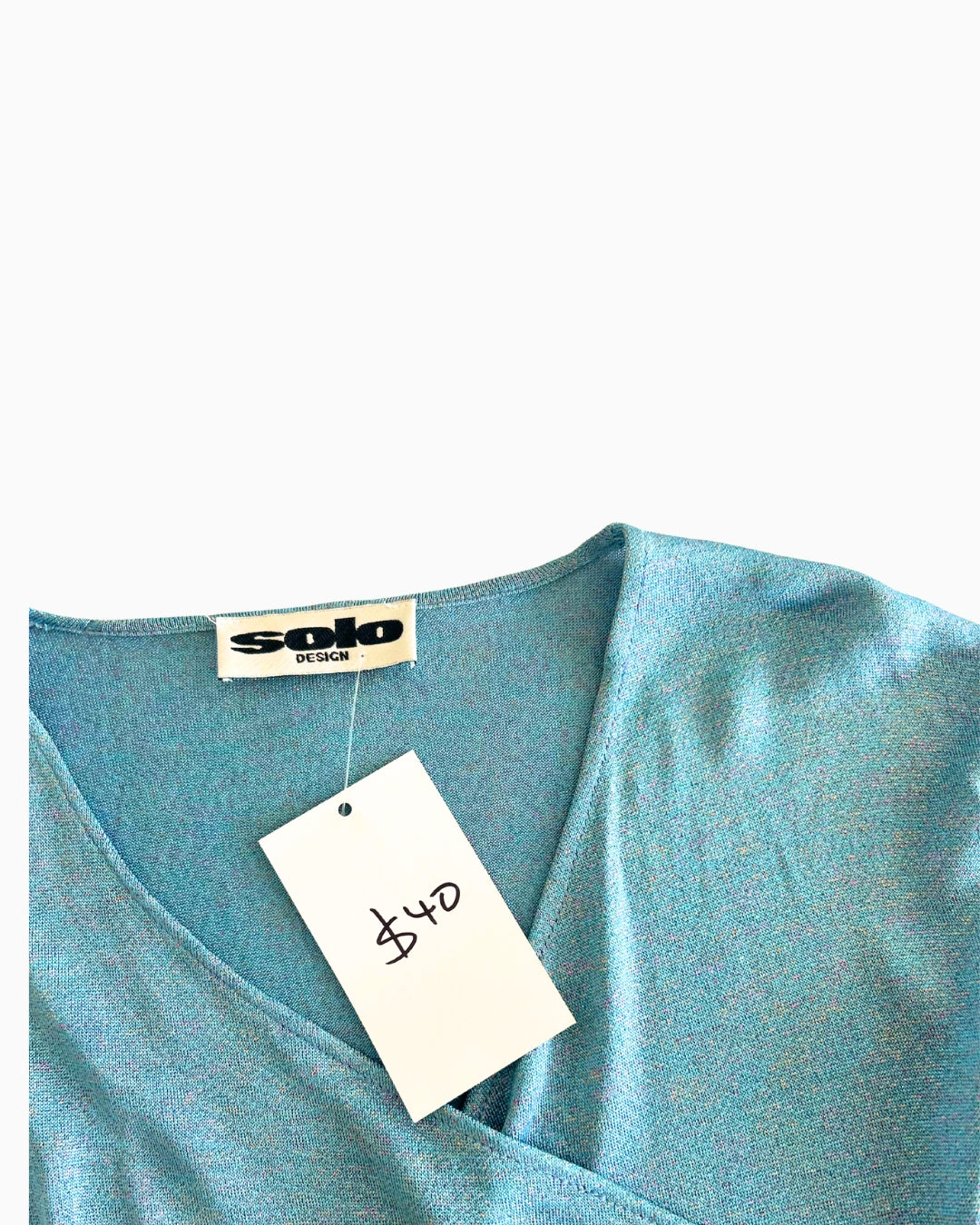 Vintage Solo Quarter Sleeve Top | S - M |