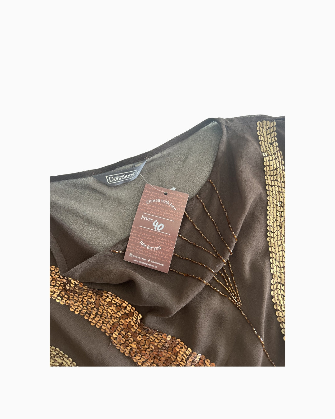 Beaded Sheer Top | 12 |