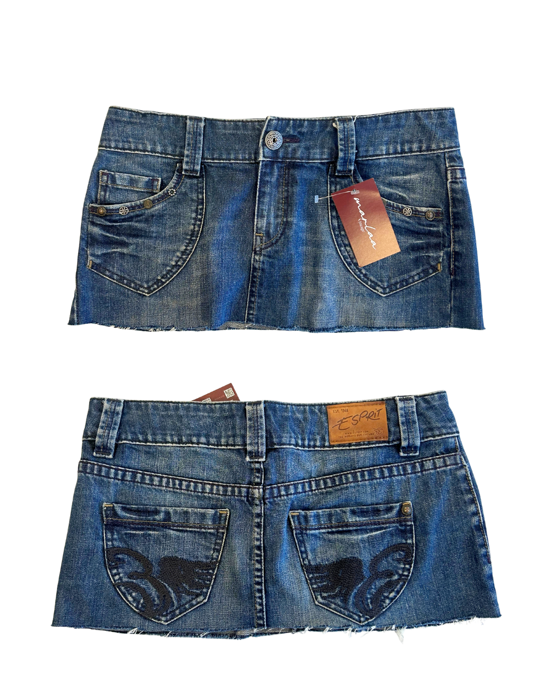 Reworked Esprit Micro Mini Skirt | Size 10 |