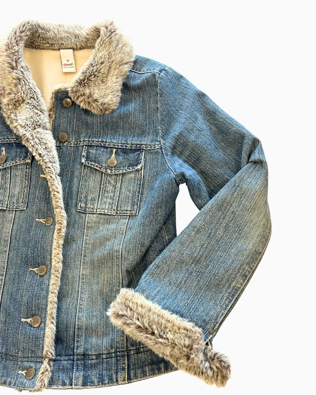 Fluffy Vintage Denim Jacket | 12 |