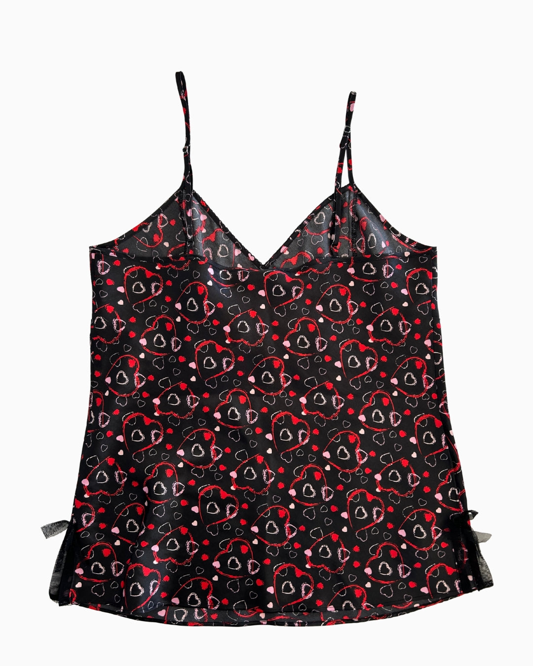 Eve's Secret Satin Heart Print Cami | M |