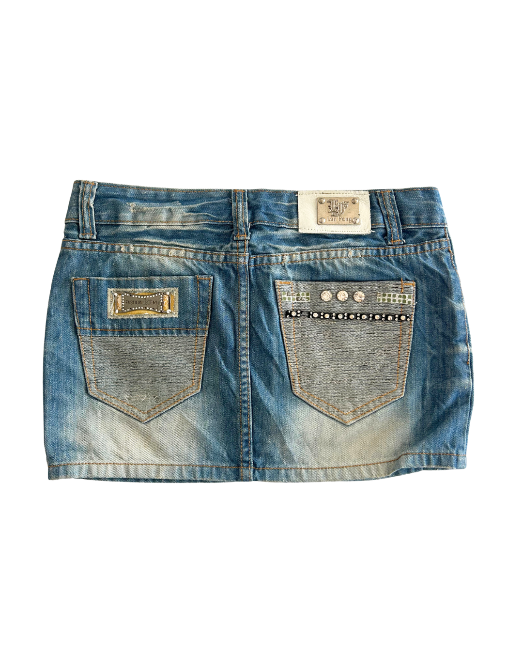 Lan Feng Denim Skirt | Size M |