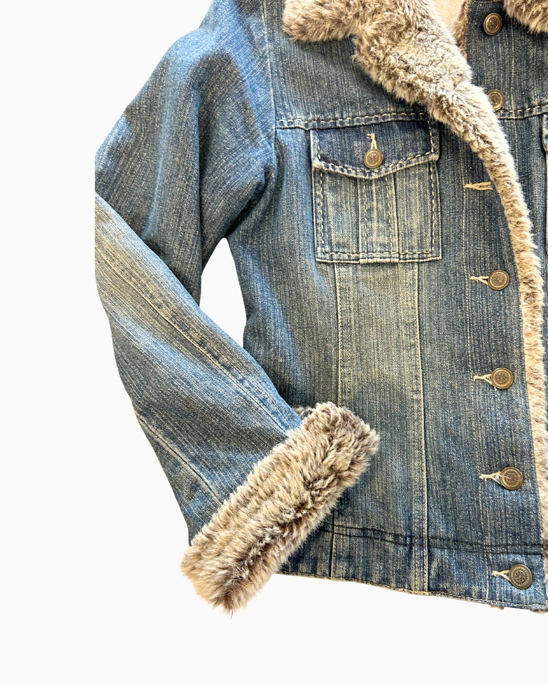 Fluffy Vintage Denim Jacket | 12 |
