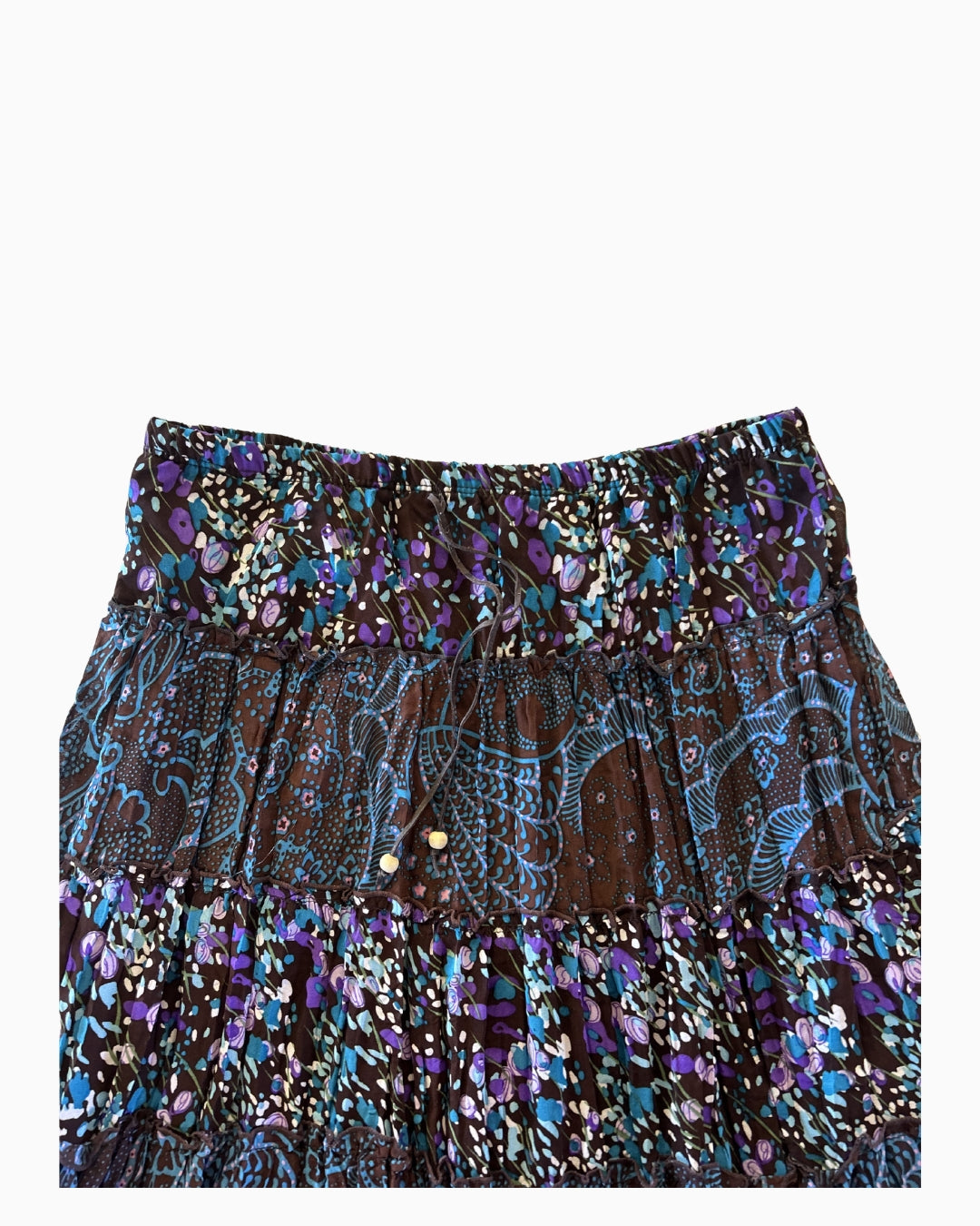 Hippy Style Paisley Midi Skirt |