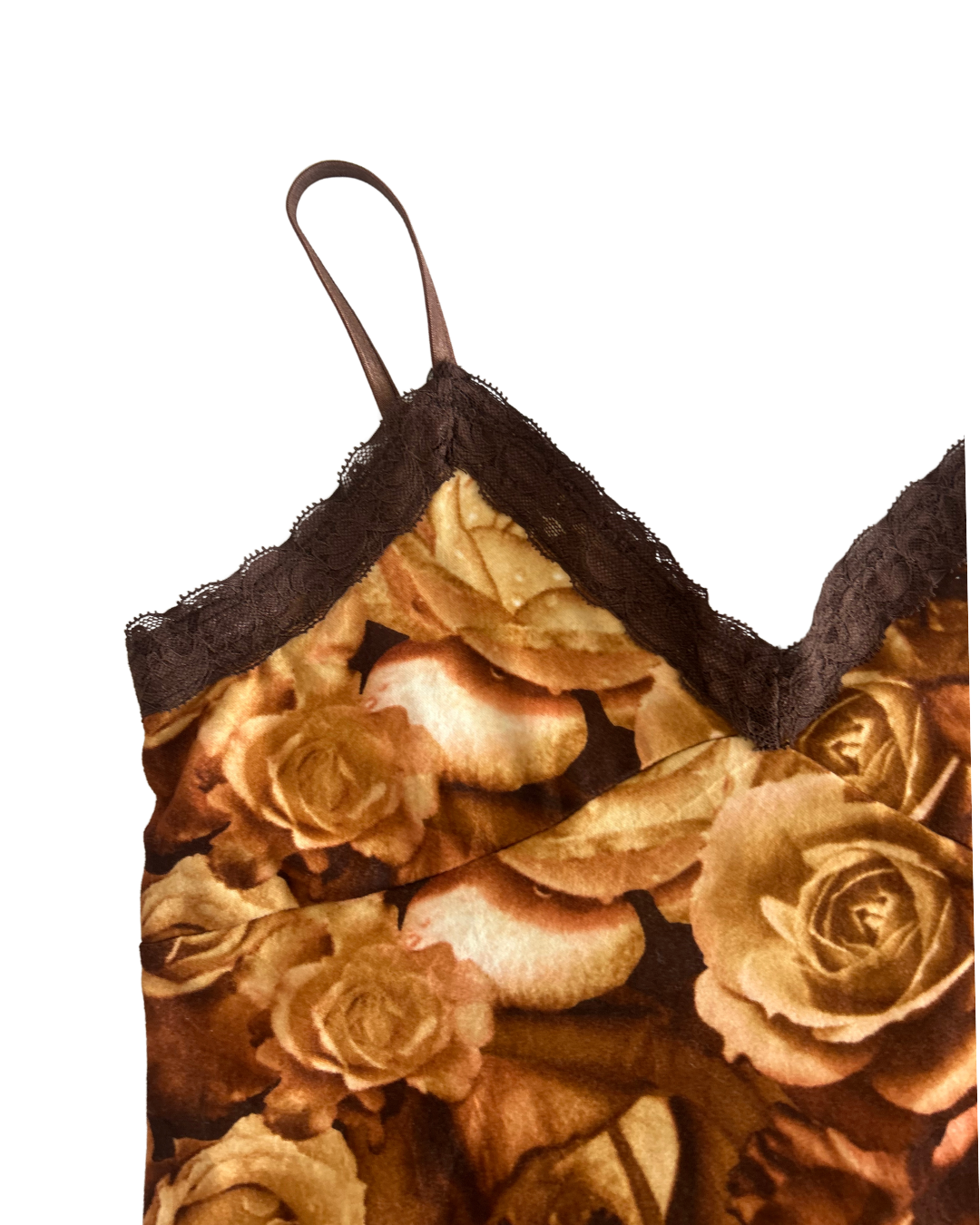 Lisha Plus Floral Lace Cami | Size Small |