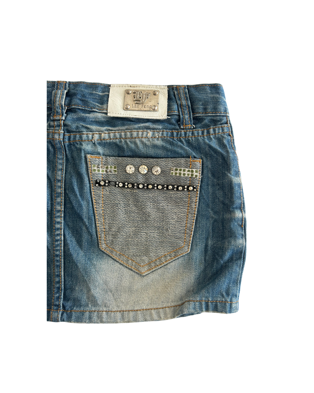 Lan Feng Denim Skirt | Size M |