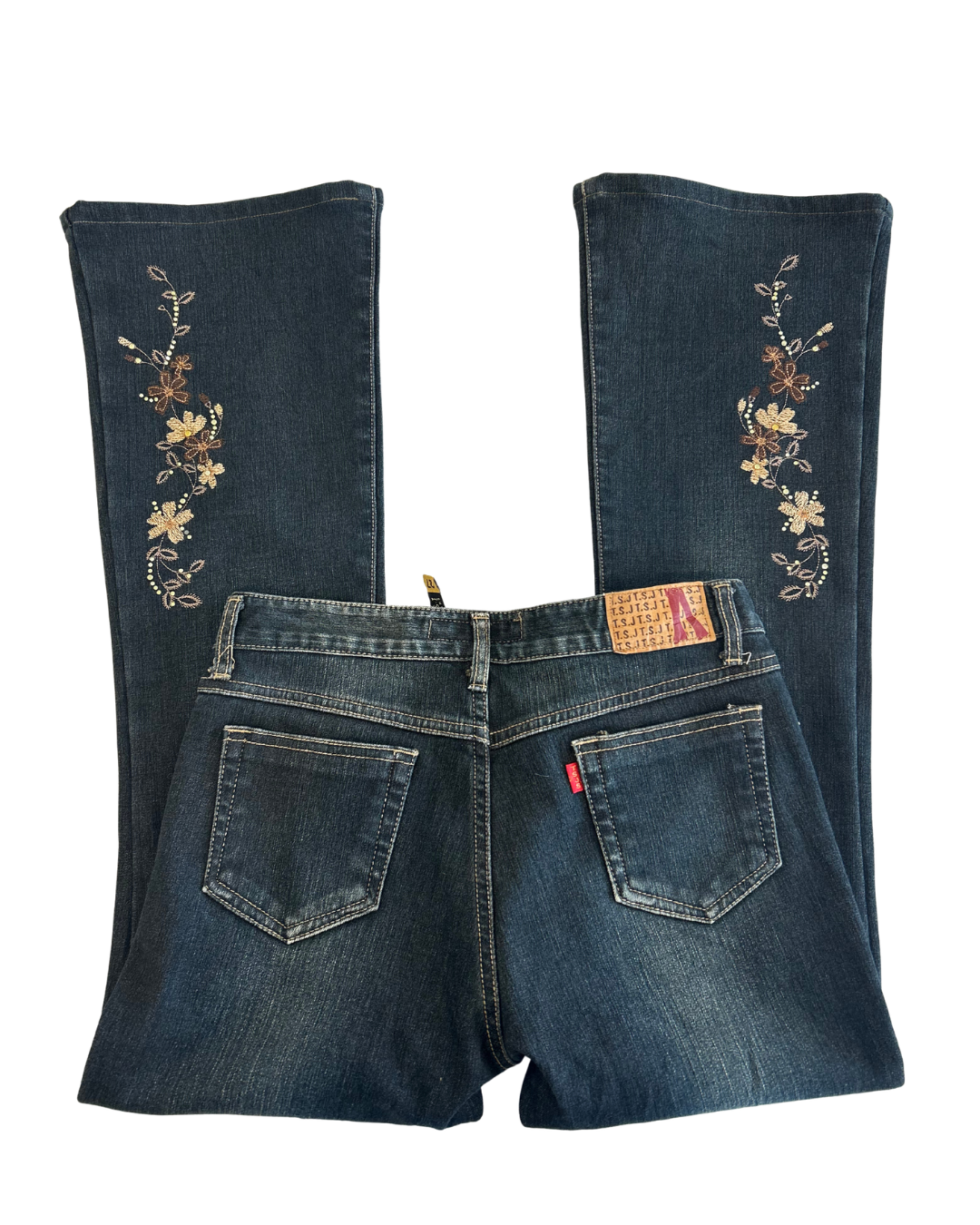 Floral Fairy Highrise Wide Leg Jeans | XS |