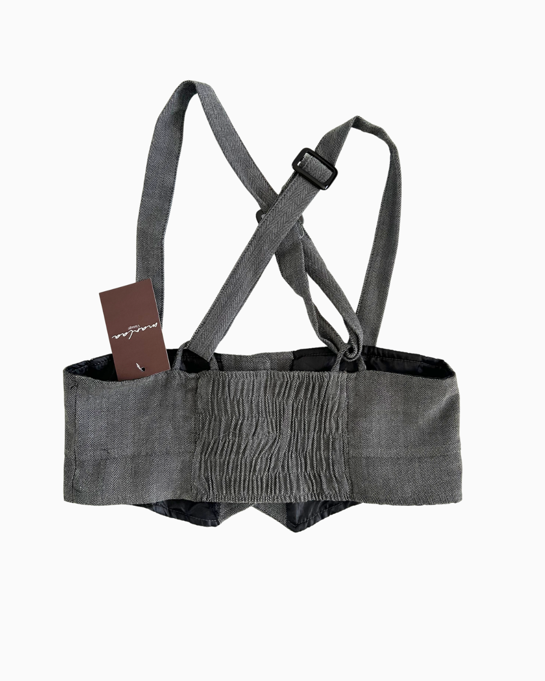 Herringbone Corset Strap Top | S |