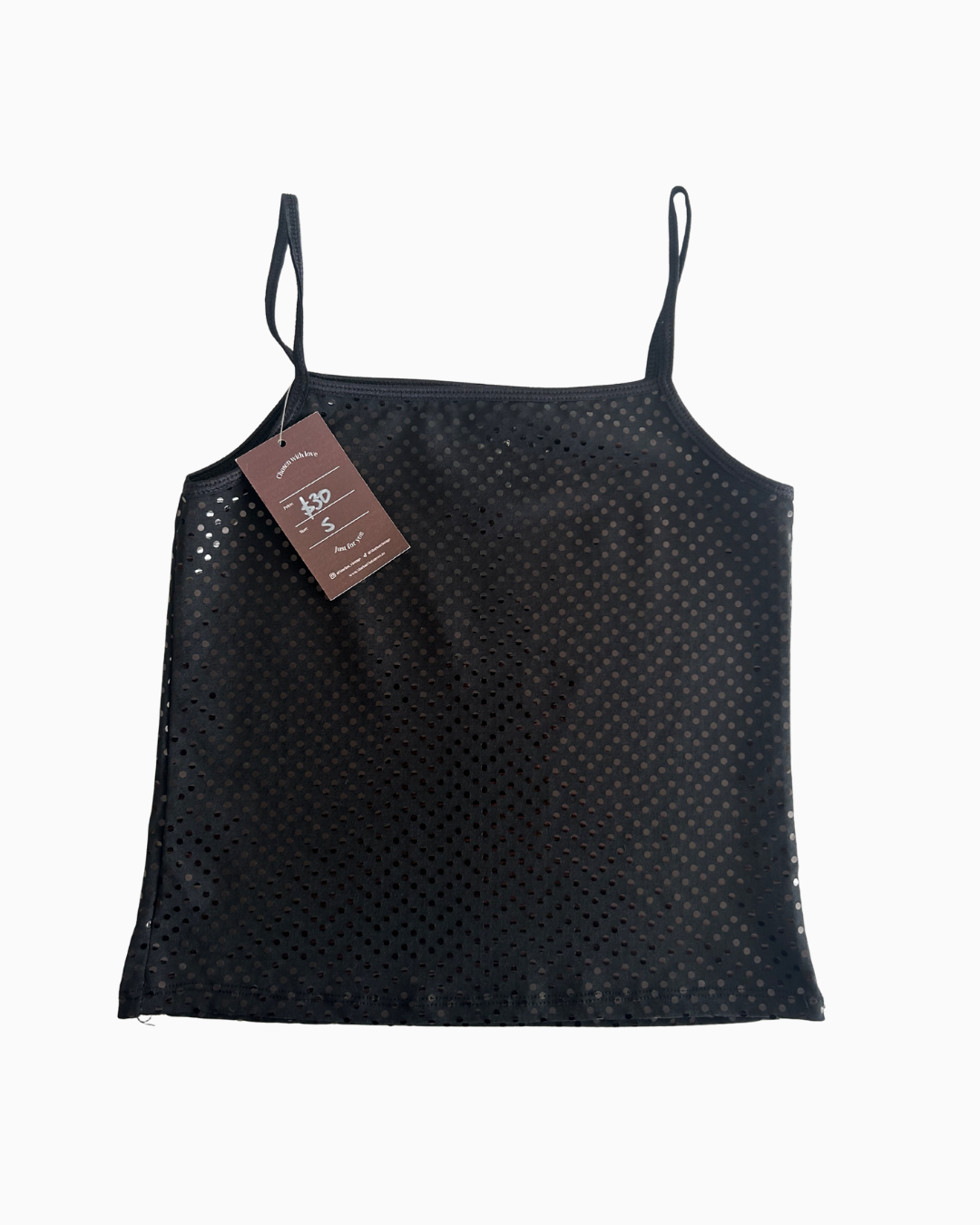 Sparkly Sequin Cami | S |