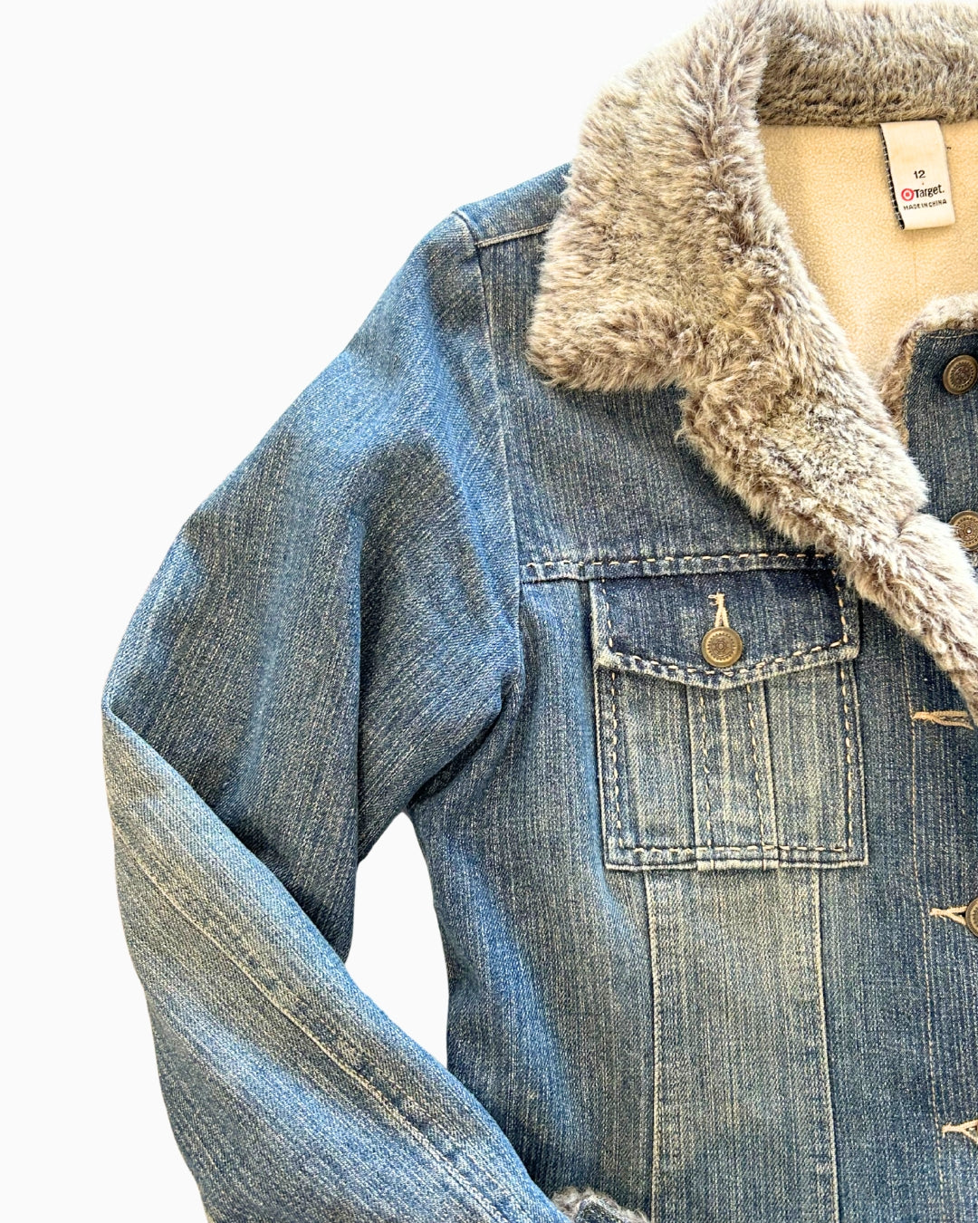 Fluffy Vintage Denim Jacket | 12 |