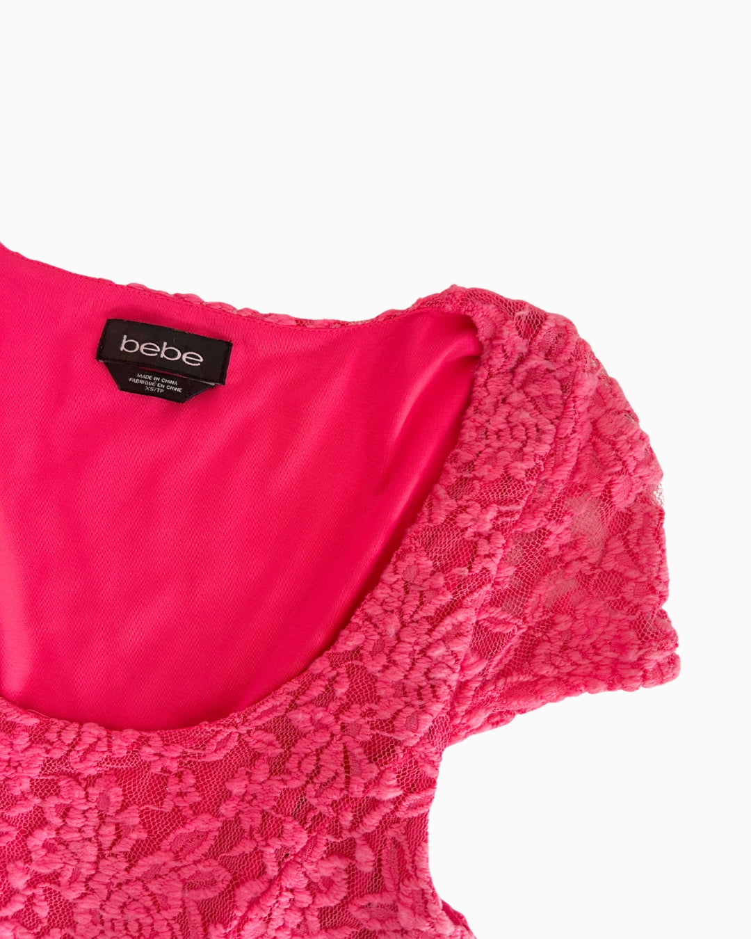 Vintage Bebe Peplum Top | XS |