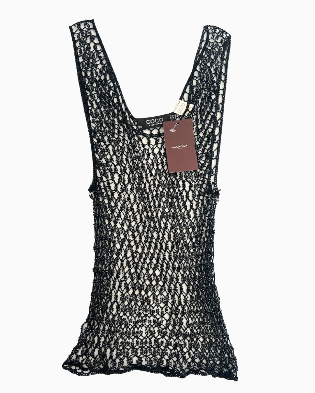 Beaded Mesh Tank | XS |