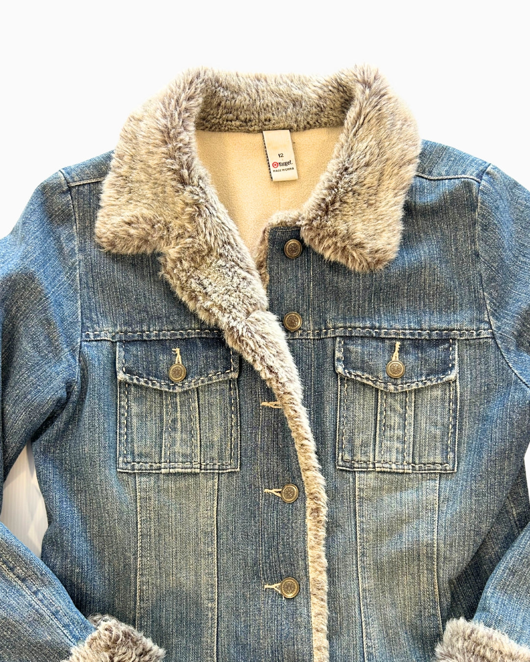 Fluffy Vintage Denim Jacket | 12 |