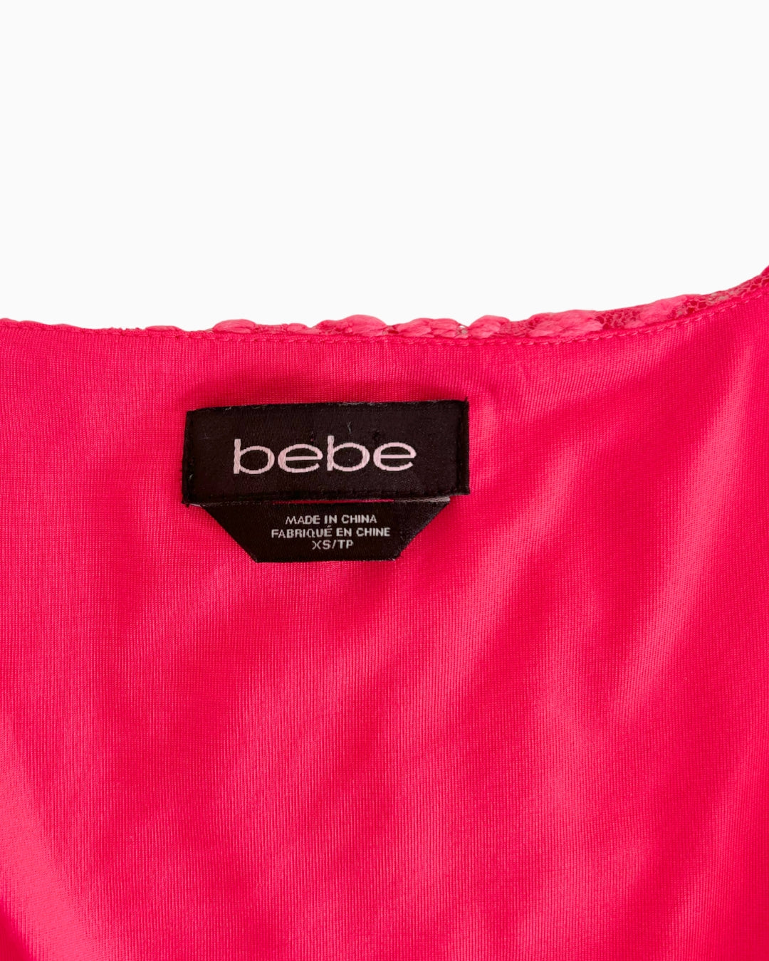 Vintage Bebe Peplum Top | XS |