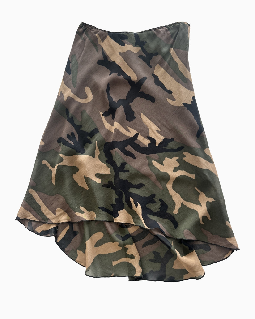 HighLO Camo Midi Skirt | M |