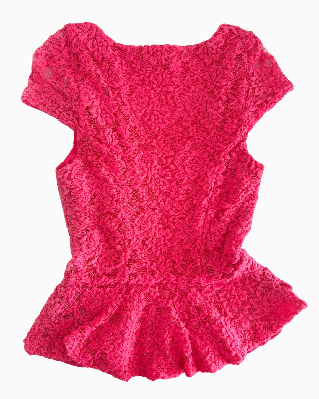 Vintage Bebe Peplum Top | XS |