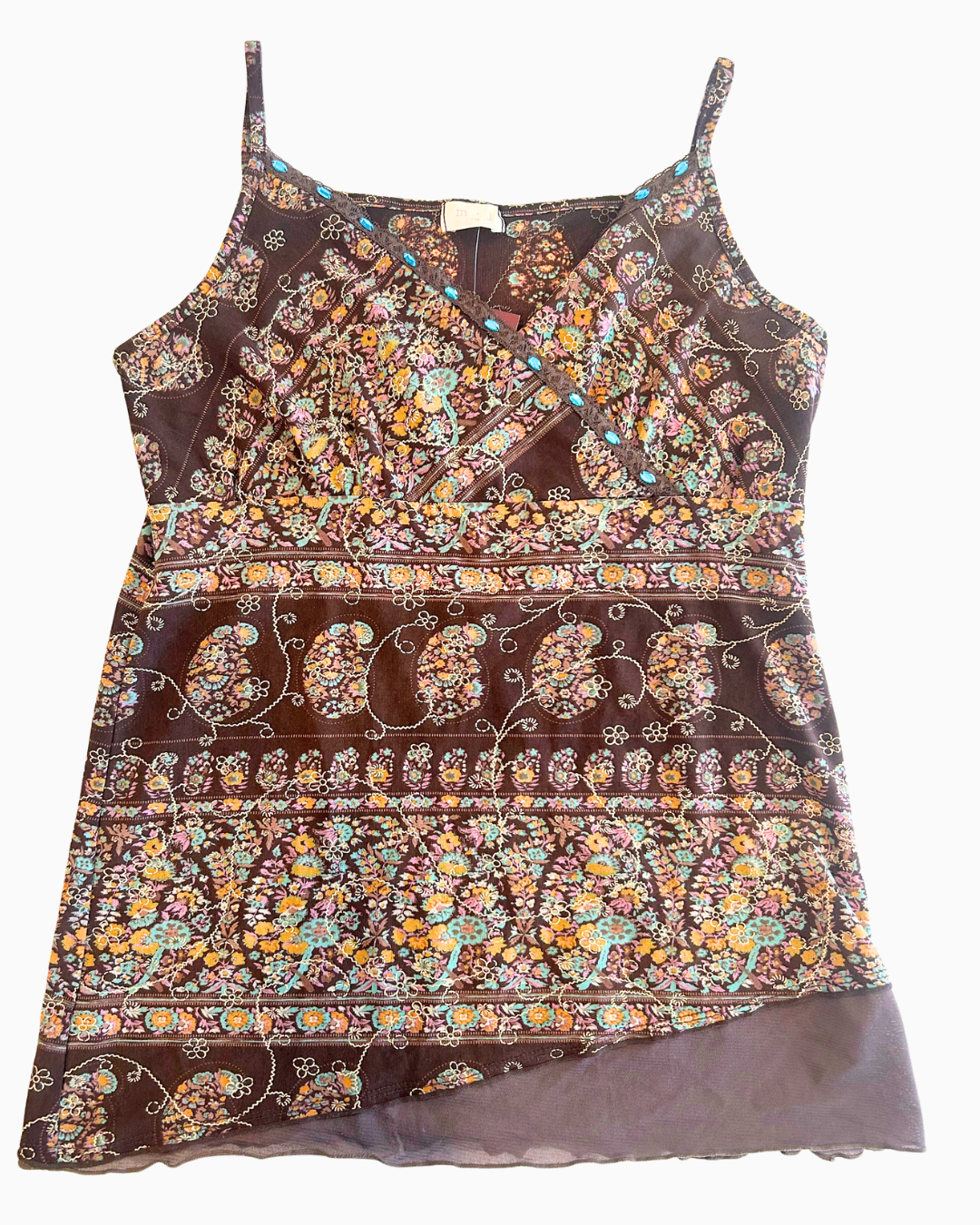 Paisly Mesh Fairy Cami | M |