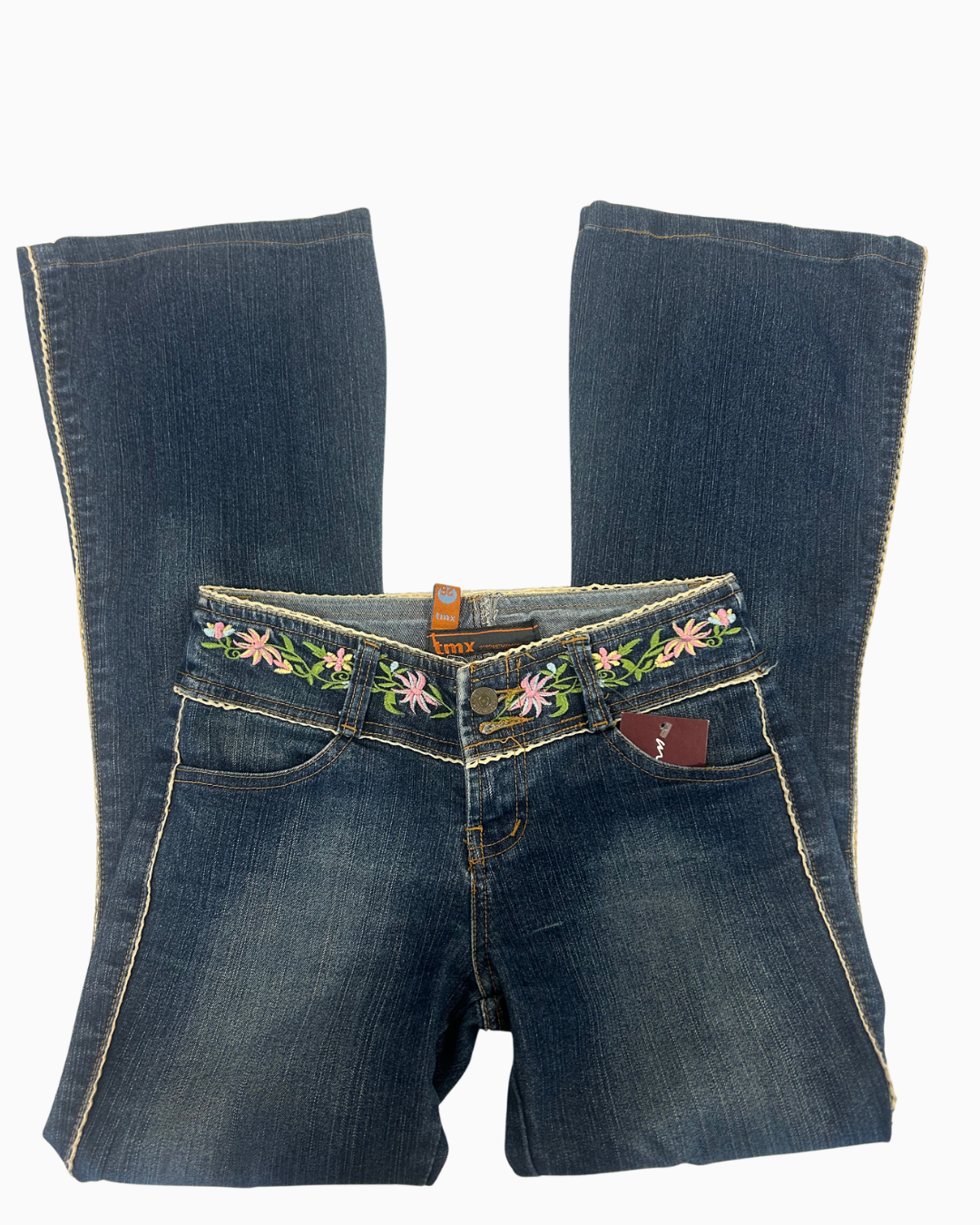 Floral Lace Fairy Jeans | XS |