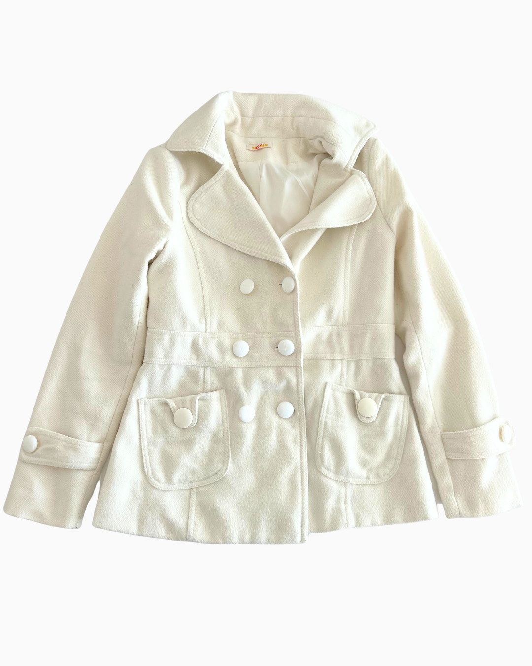 Cute Midi Pea Coat | S |
