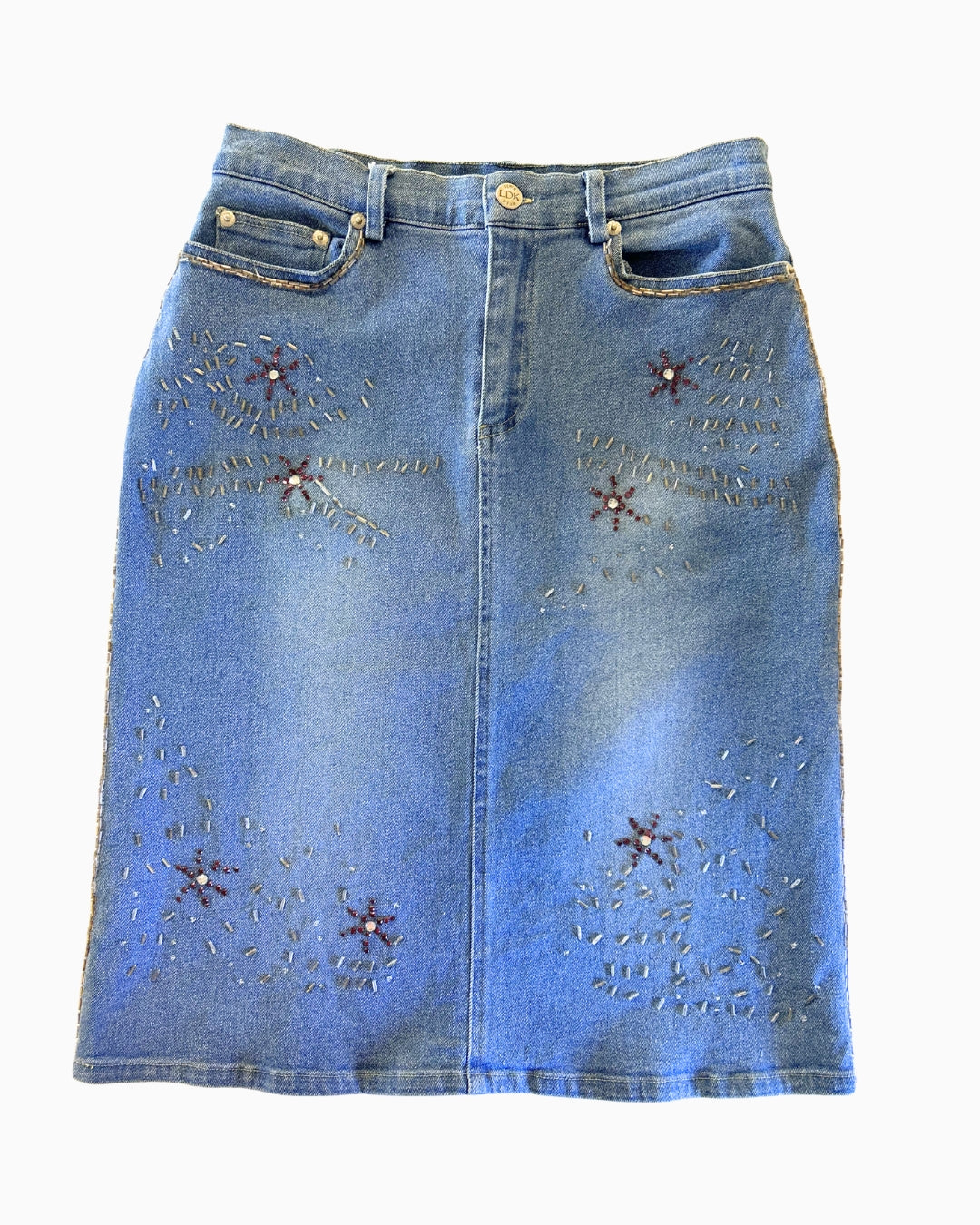 Vintage LDK Sequin Midi Skirt | 12 |