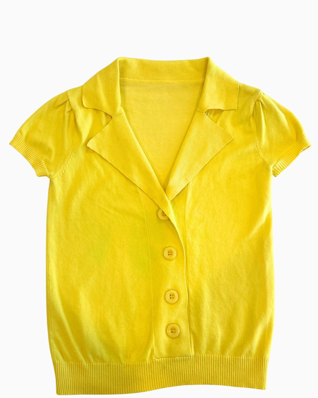 Button-Up Collared Top | M - L |