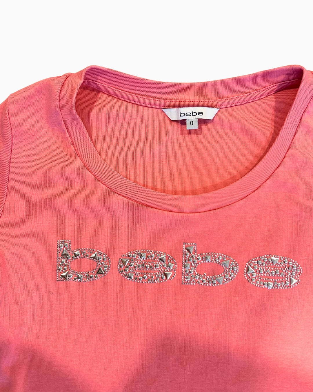 BEBE Studded Tee | S - M |