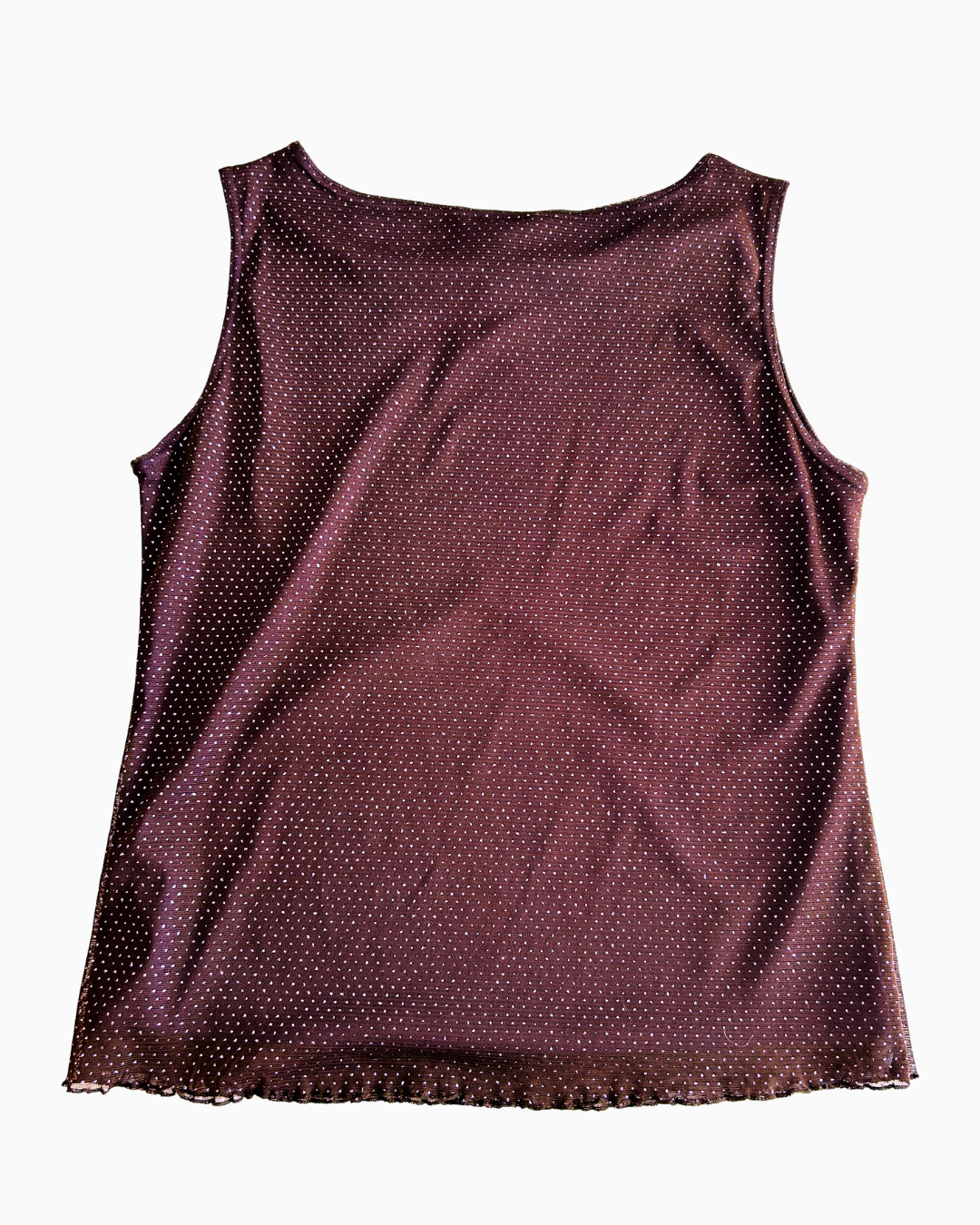 Vintage Spiral Sparkly Tank | M |