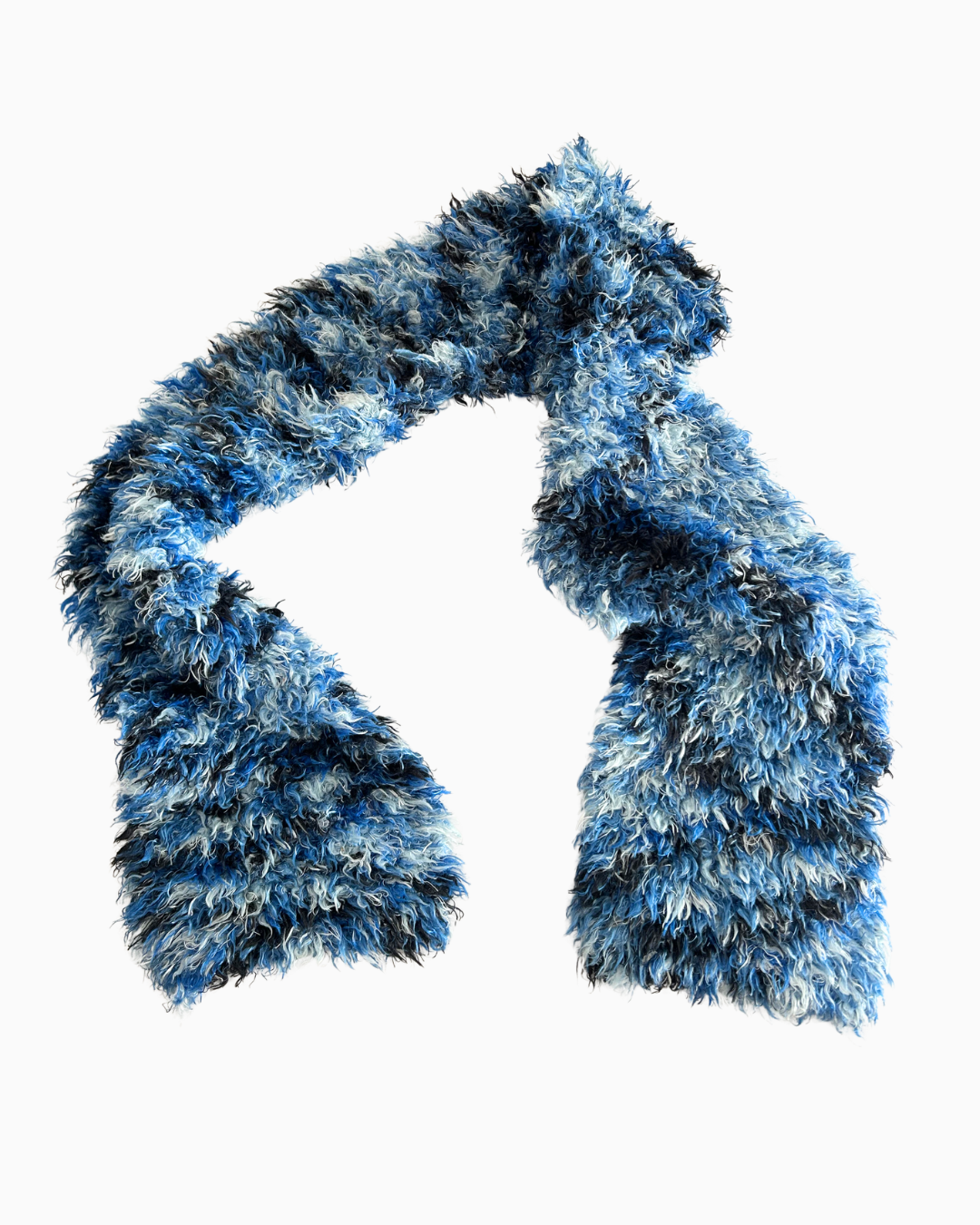 Knitted Fluffy Scarf