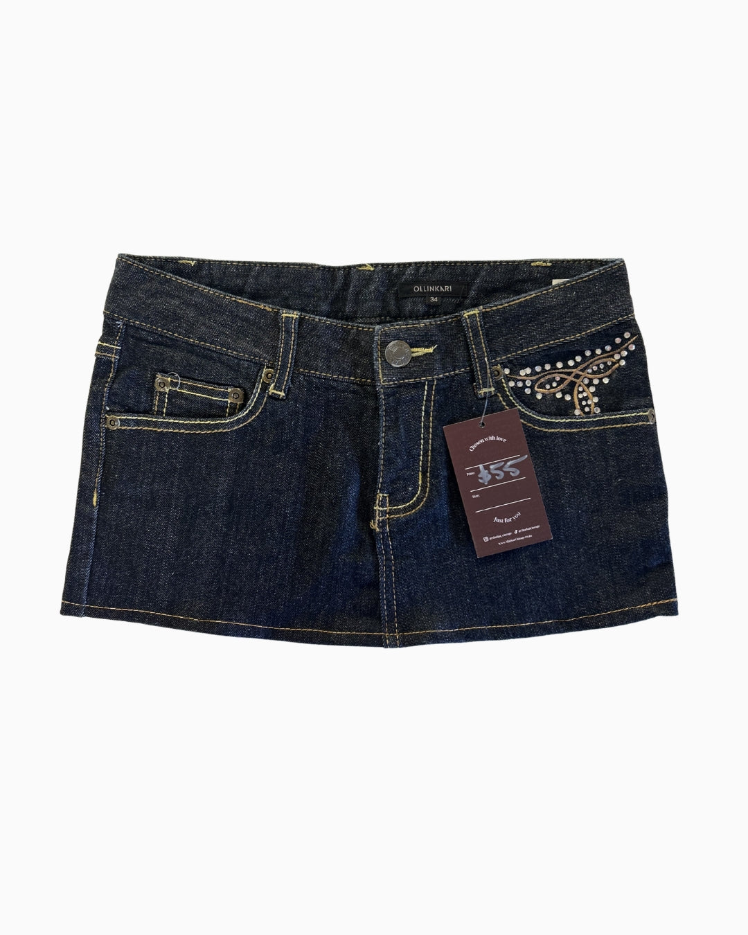 Mirco Mini Denim Skirt | 6 / 8 |