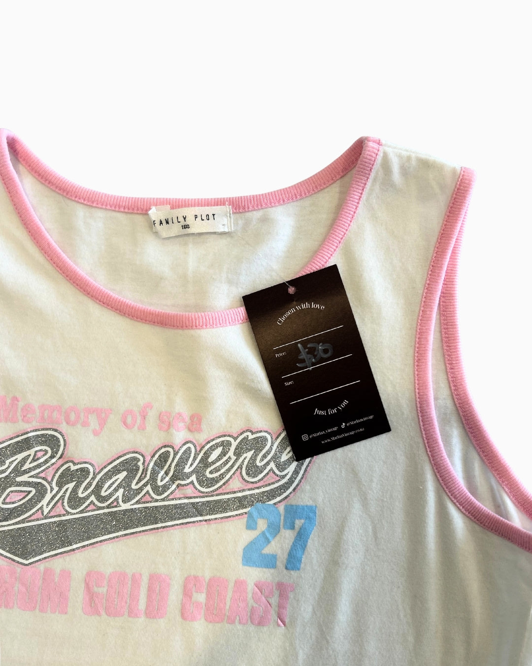 Bravery Graphic Tank | M |