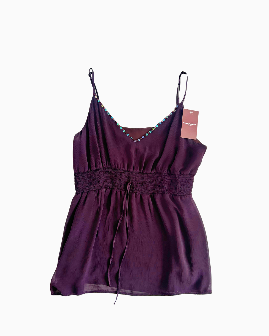 Beaded Floral Cami