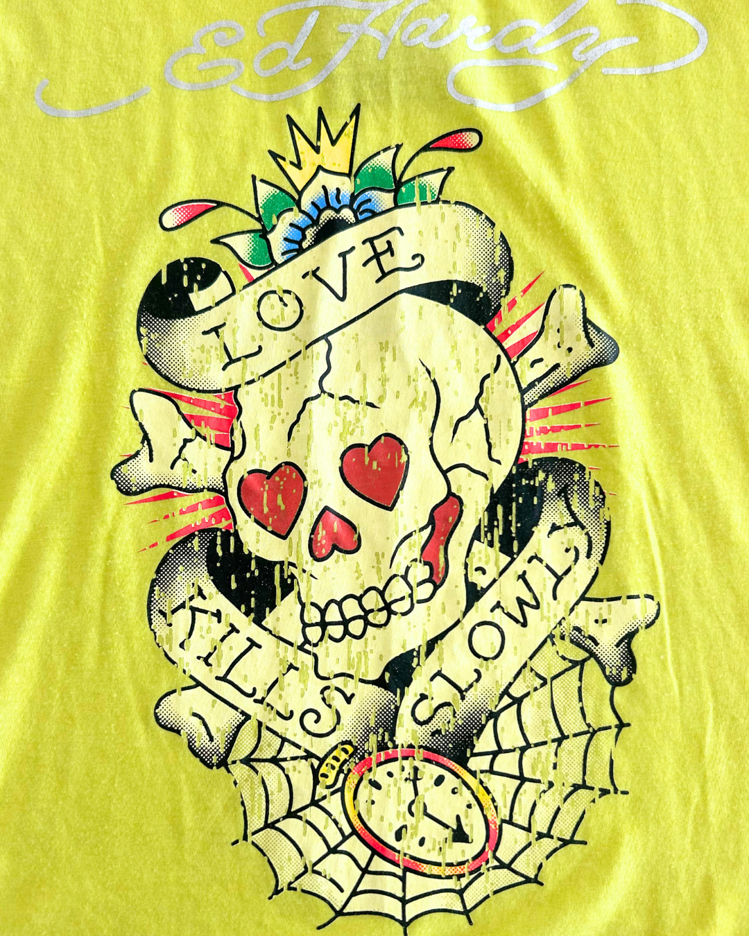 Ed Hardy Graphic Tee | Size S |