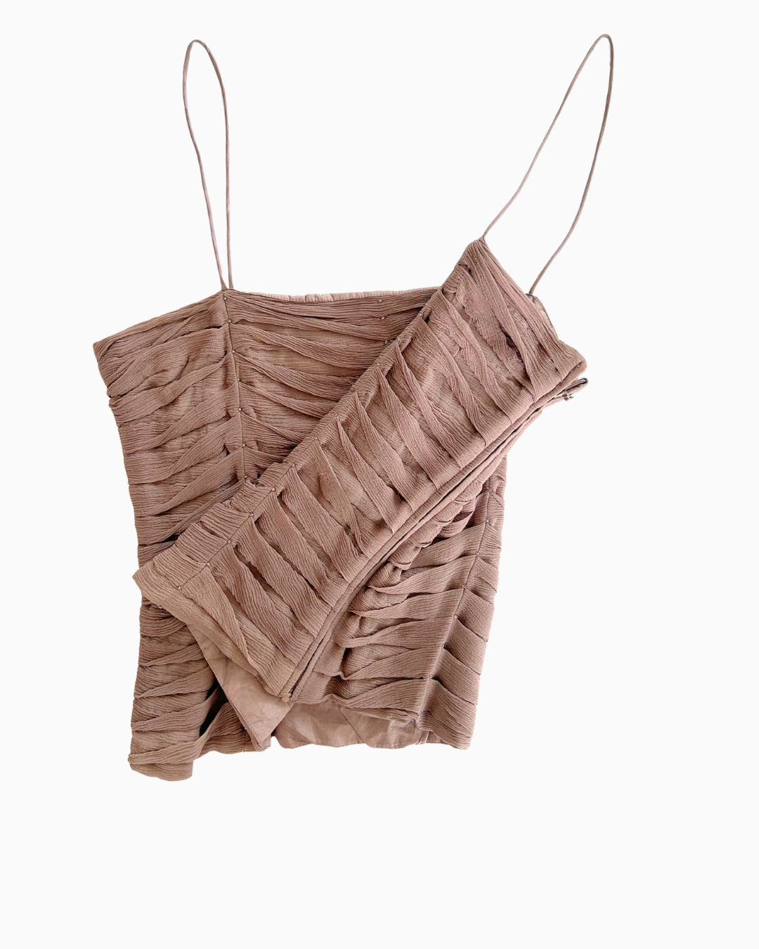 Beaded Rouched Tank | S |