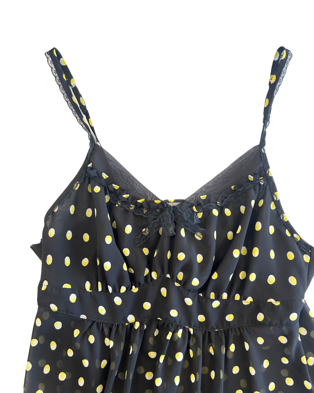 Bra's N Thing's Sheer Polka Dot Cami | Size 14 |