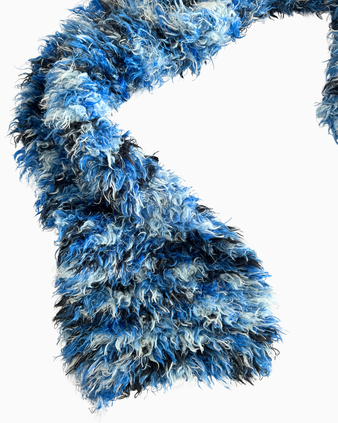 Knitted Fluffy Scarf