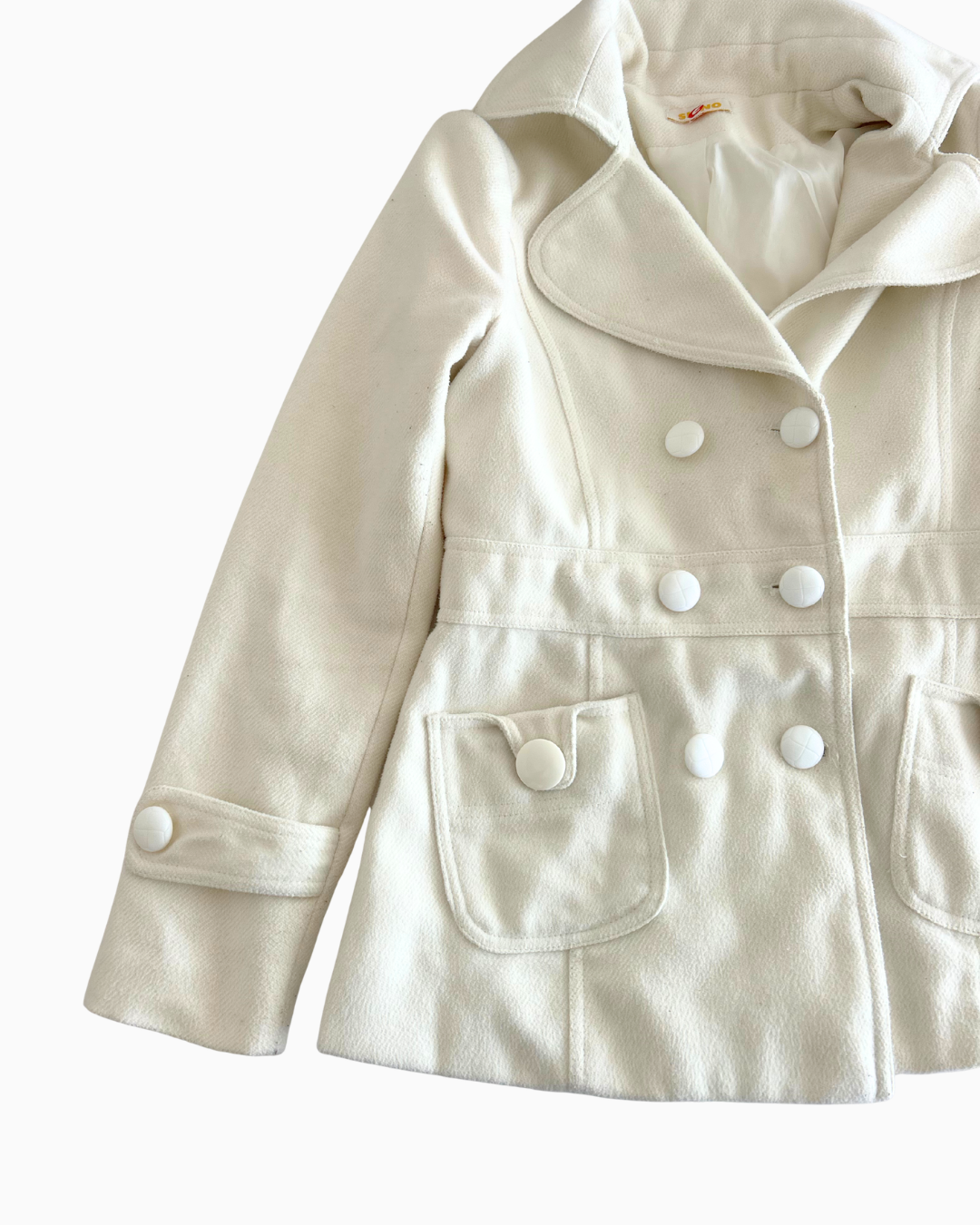 Cute Midi Pea Coat | S |