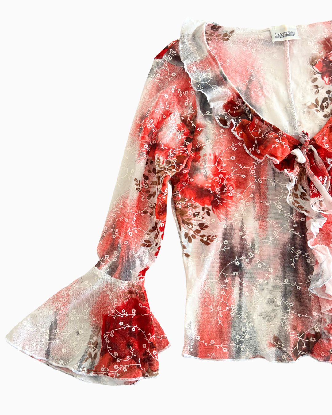 Vintage Bell Sleeve Top | XS - S |