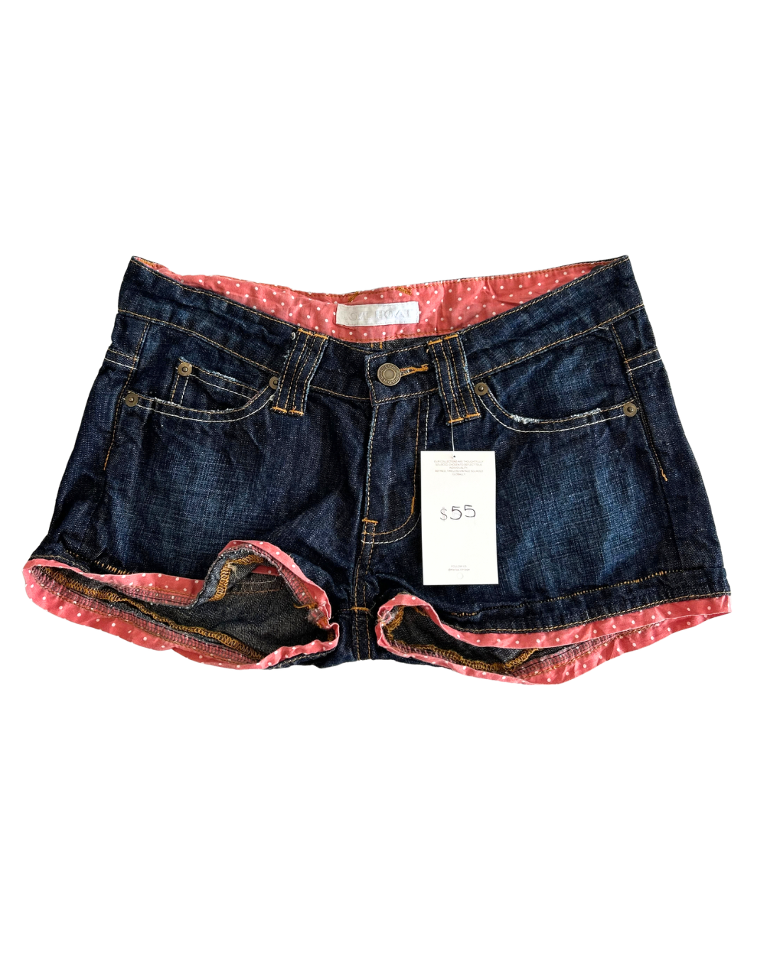 Love Boat Polka Dot Micro Mino Shorts | Size S |