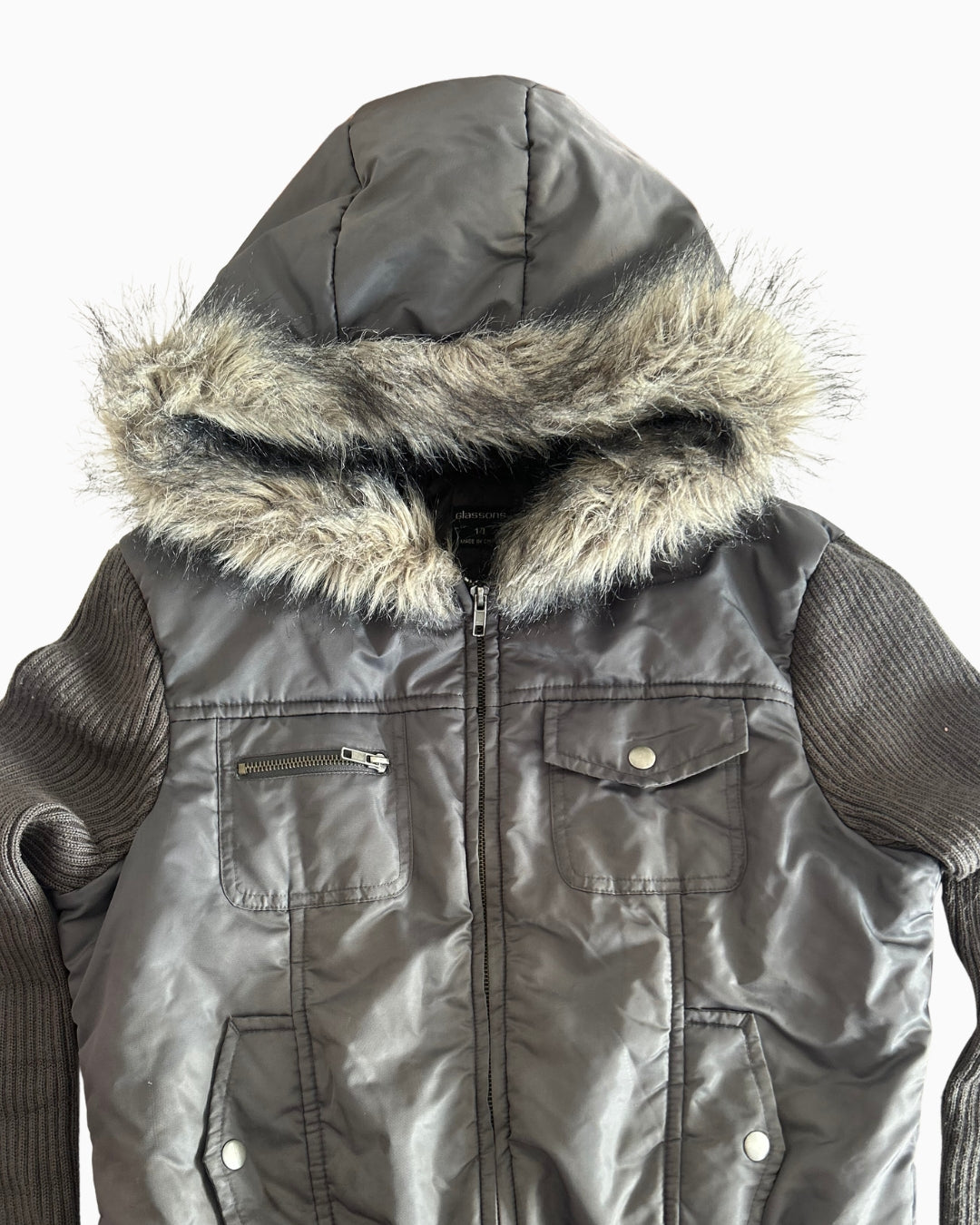 Vintage Glassons Faux Fur Jacket | 14 |