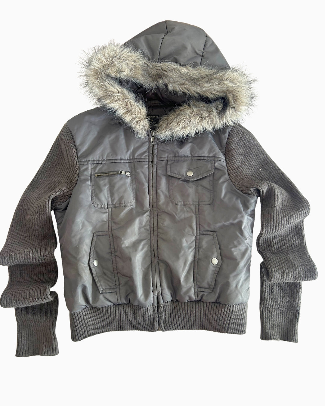 Vintage Glassons Faux Fur Jacket | 14 |