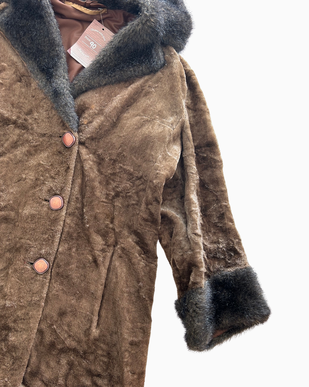 Faux Fur Penny Lane Coat | M |