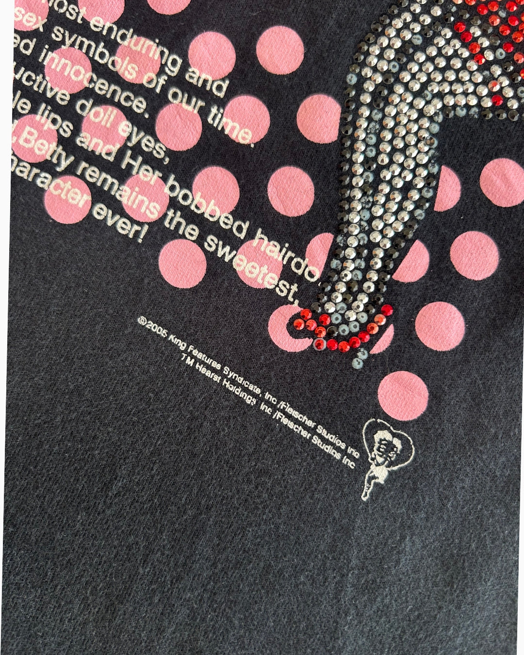 Betty Boop Studded Tee | M |
