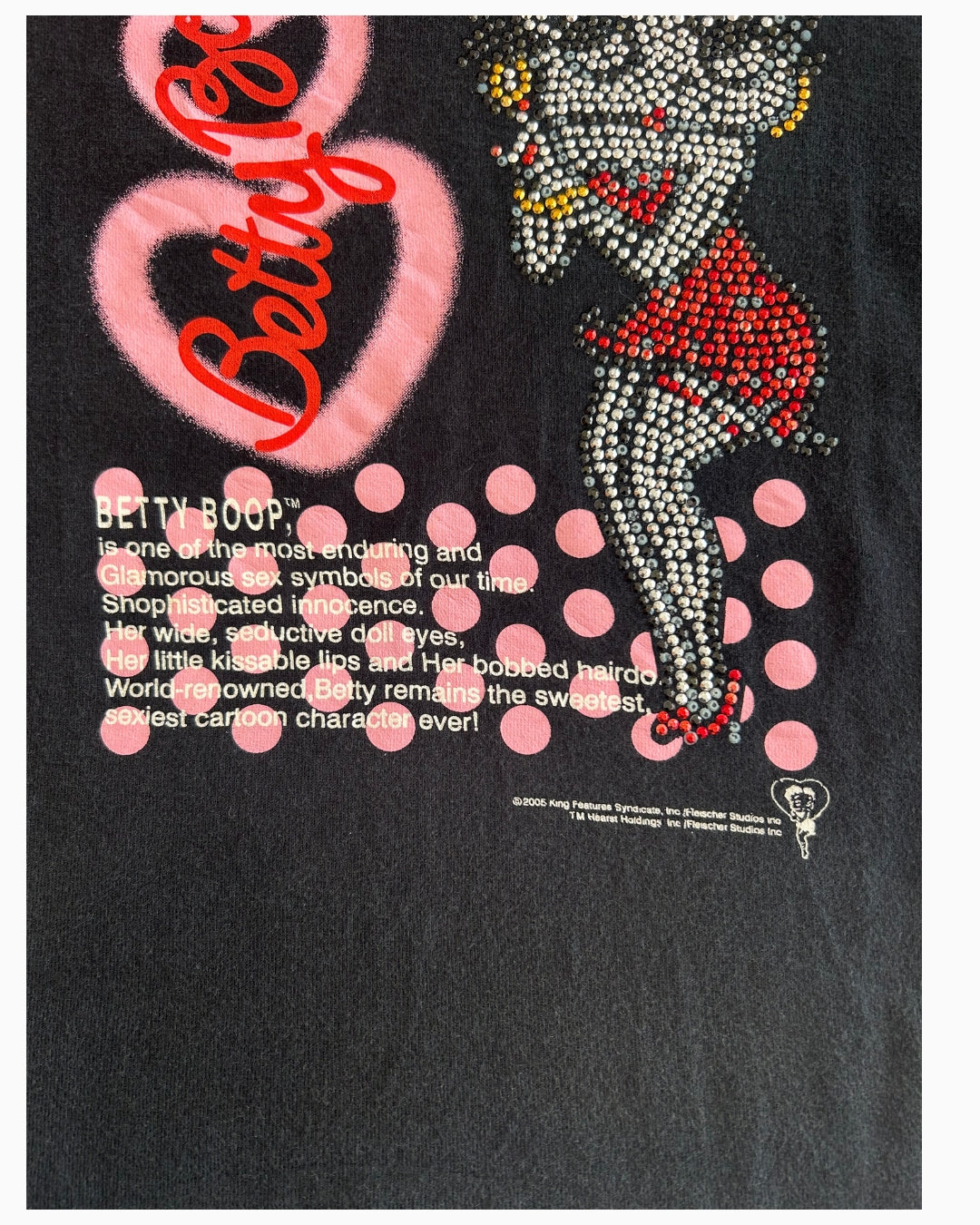 Betty Boop Studded Tee | M |