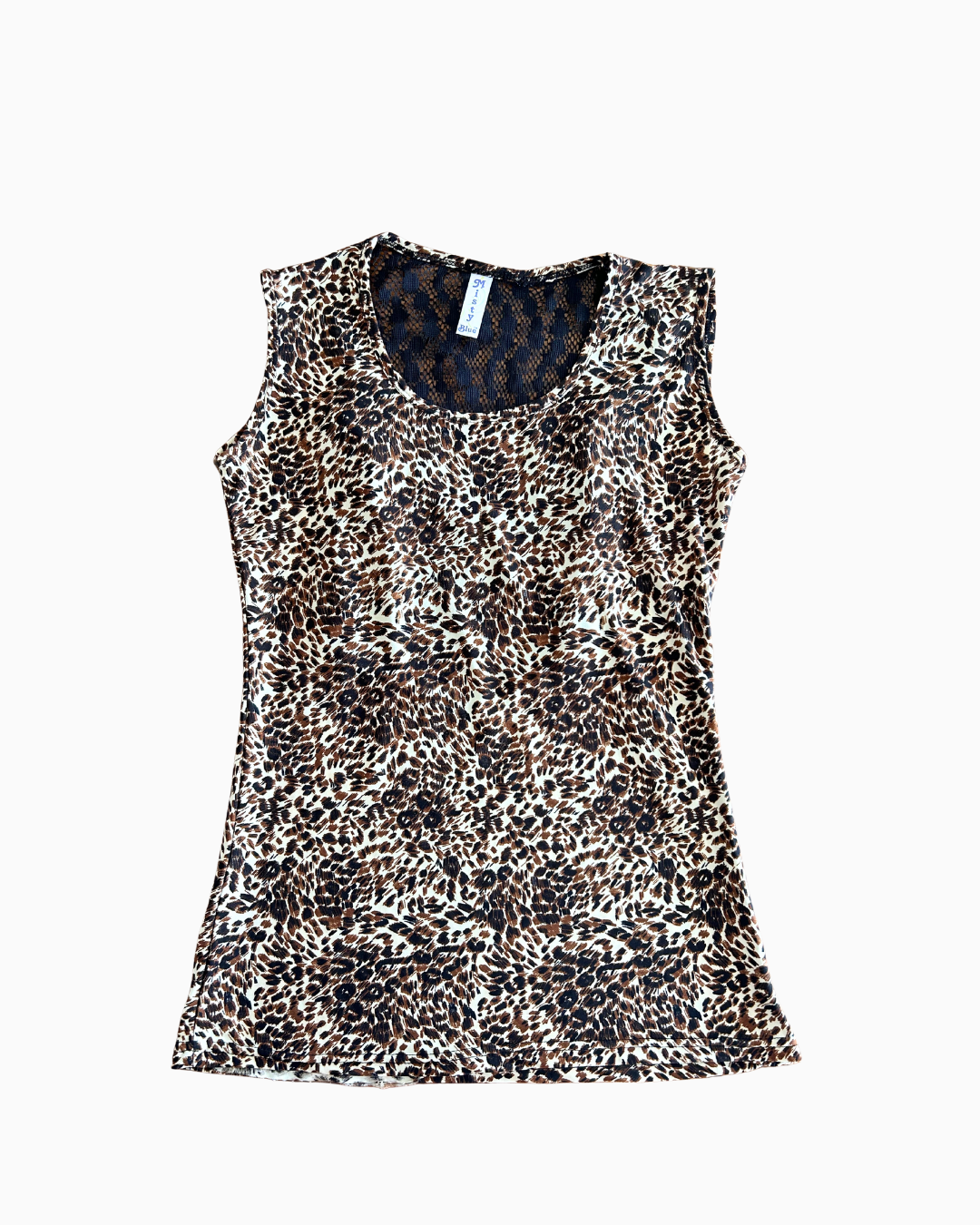 Laced Back Leopard Singlet