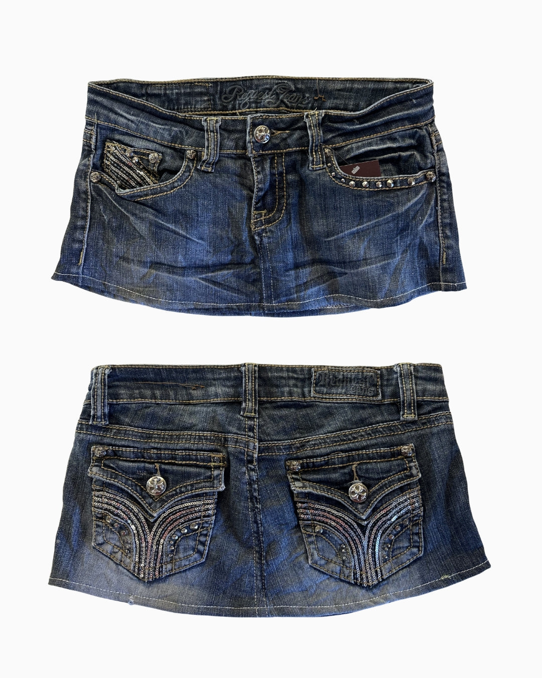 Micro Mini Denim Skirt | 6 / 8 |