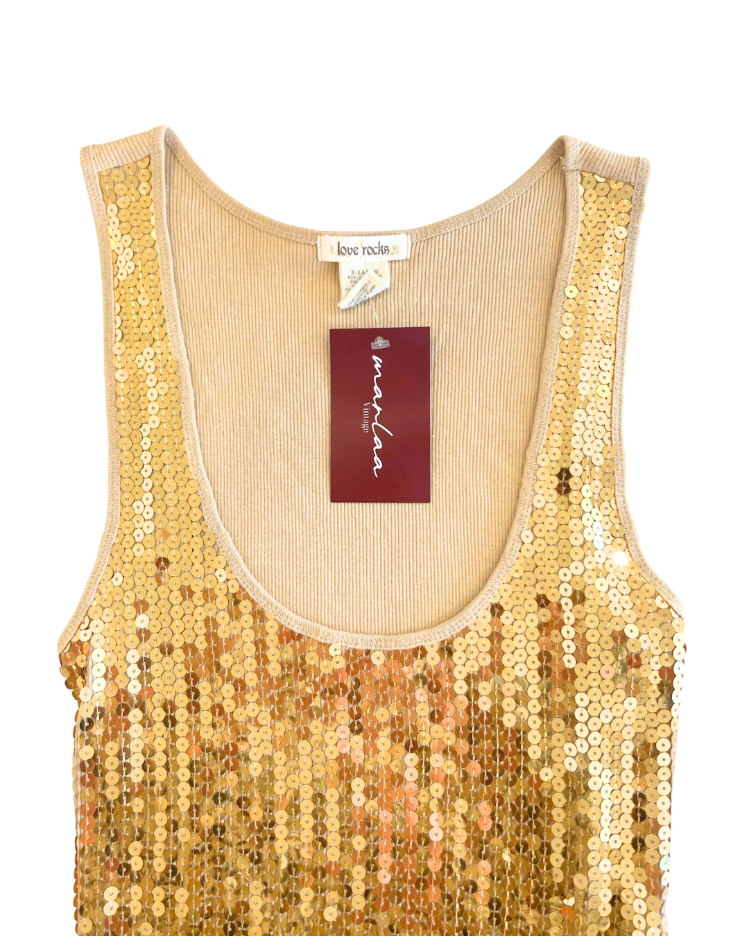 Love Rocks Sequin Tank | Size XL |