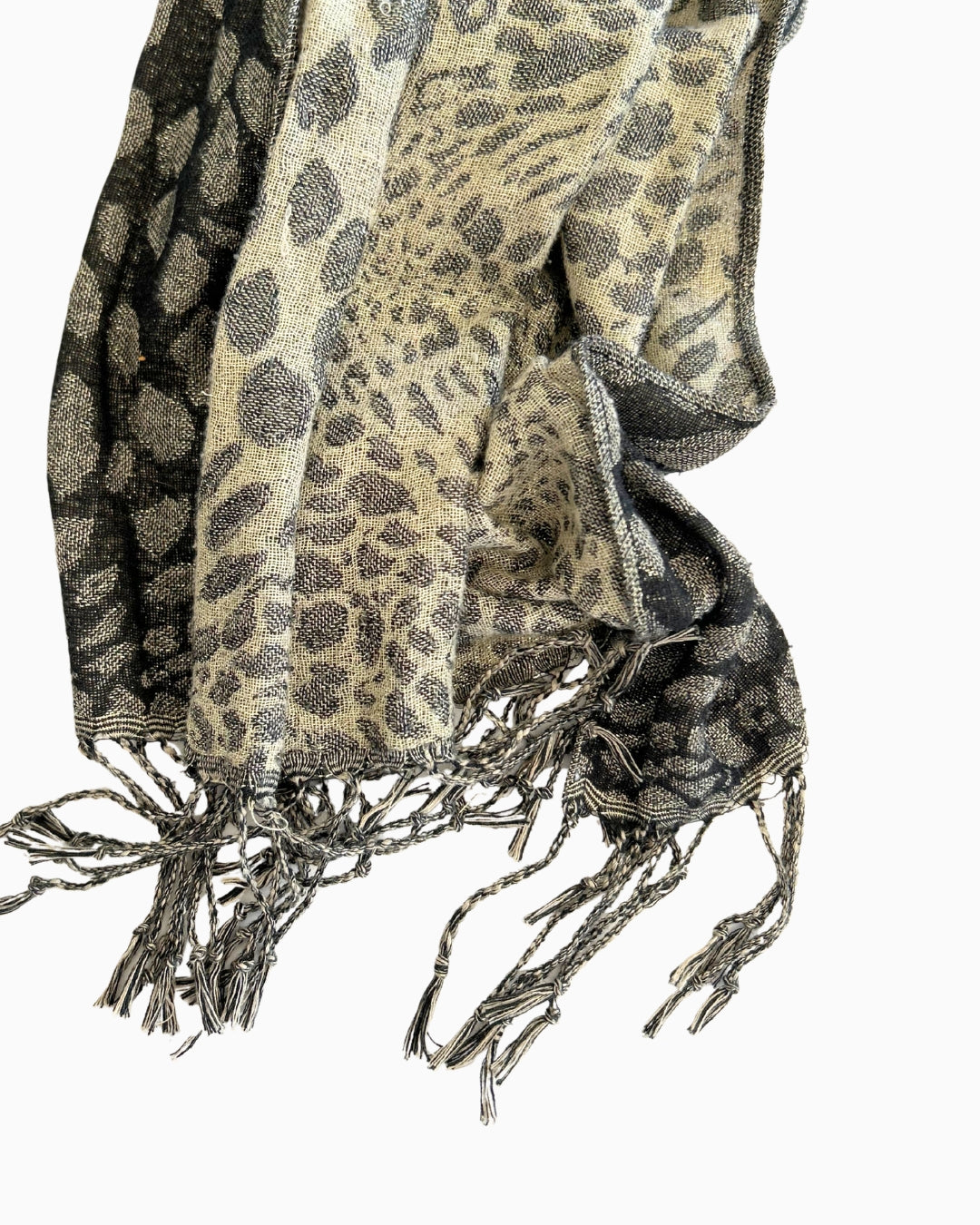 Reversible Sparkly Printed Scarf