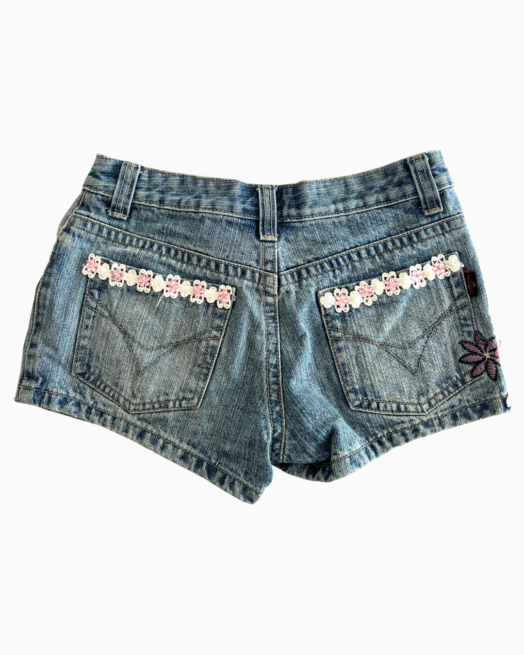 Y2K Gold Phenix Mico Shorts | XS |