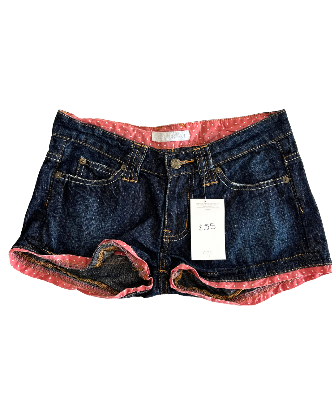 Love Boat Polka Dot Micro Mino Shorts | Size S |