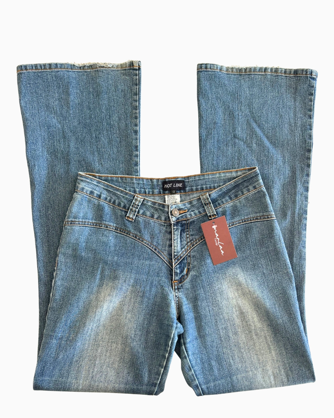 Y2K Hot Line Flare Jeans | 12 |